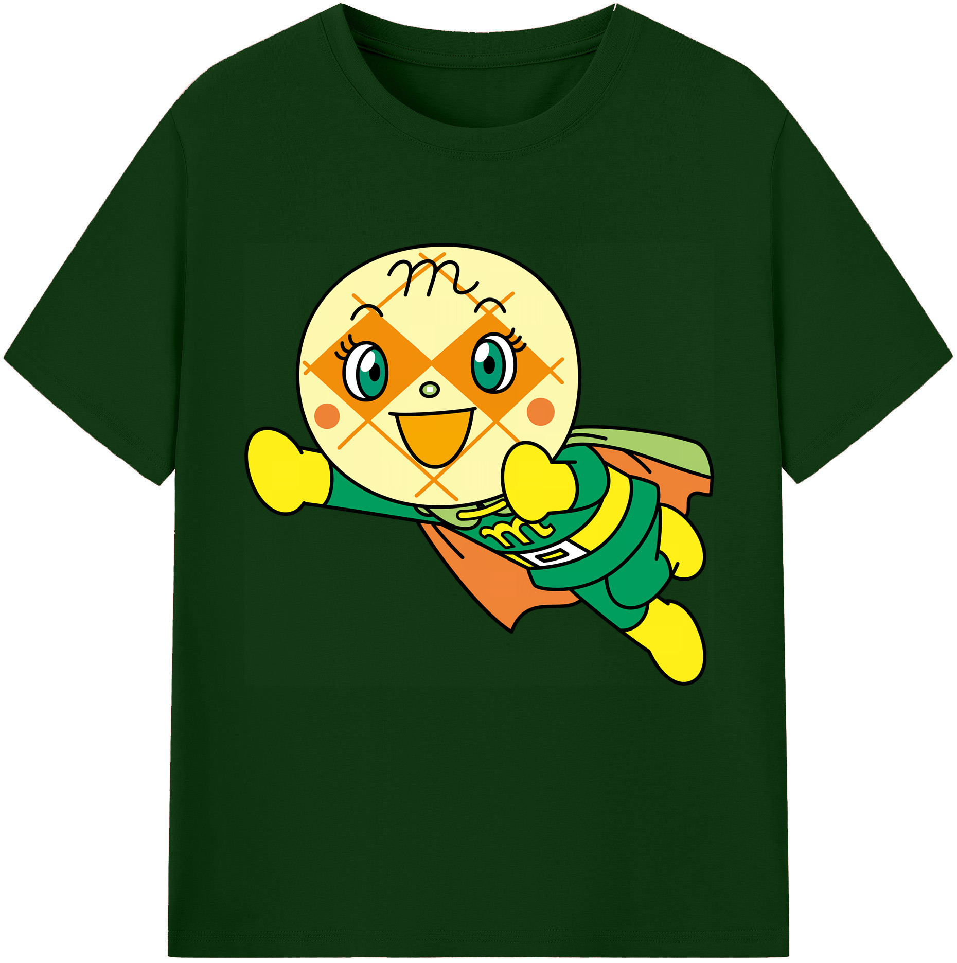 （画像用） アンパンマン Anpanman 綿100％半袖Tシャツ（フロントプリント）